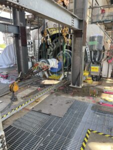 茨城県某火力発電所 発電機分解点検