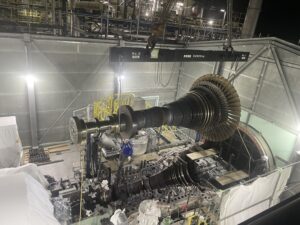 愛知県某バイオマス発電所 蒸気タービン分解点検